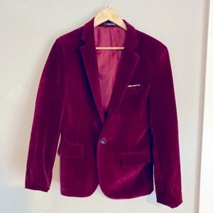 Velvet dress jacket for boys